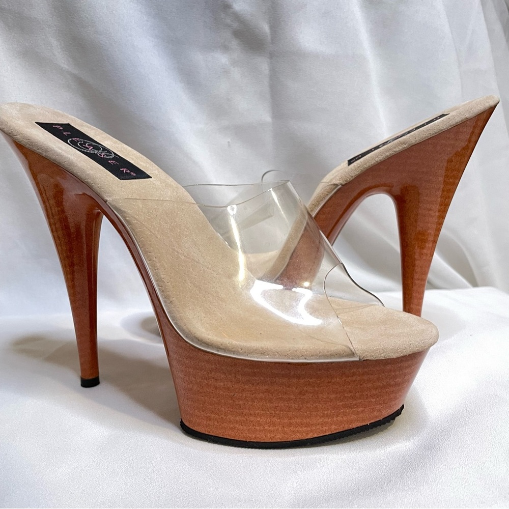 SOLD Pleaser Delight 601 Platform Stiletto Heels Size 9